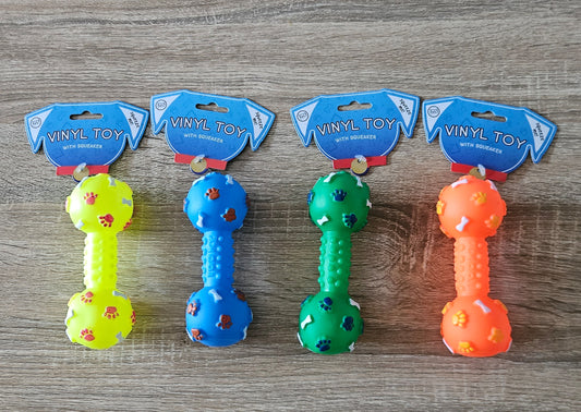Squeaky Vinyl Dumbbell (15cm)