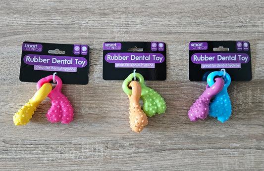 Dental Rubber Dog Toy (9cm)